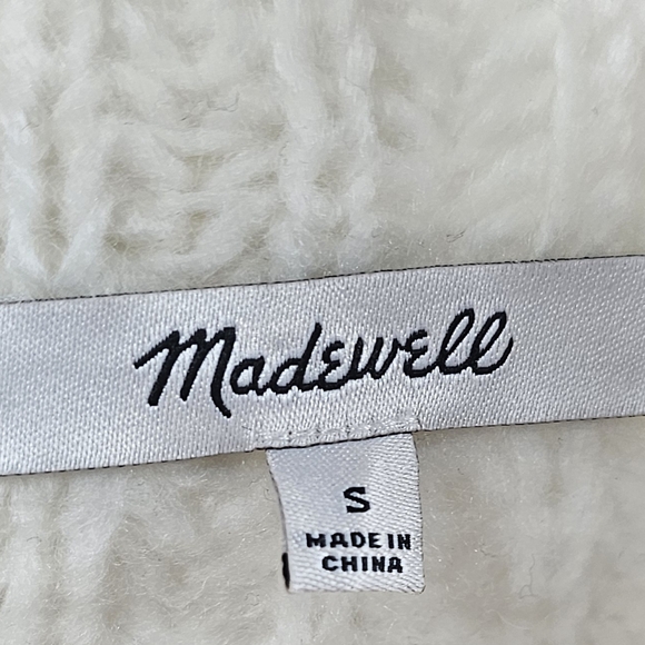 Madewell Cream Wool Blend Sweater Size Small - Picture 2 of 7